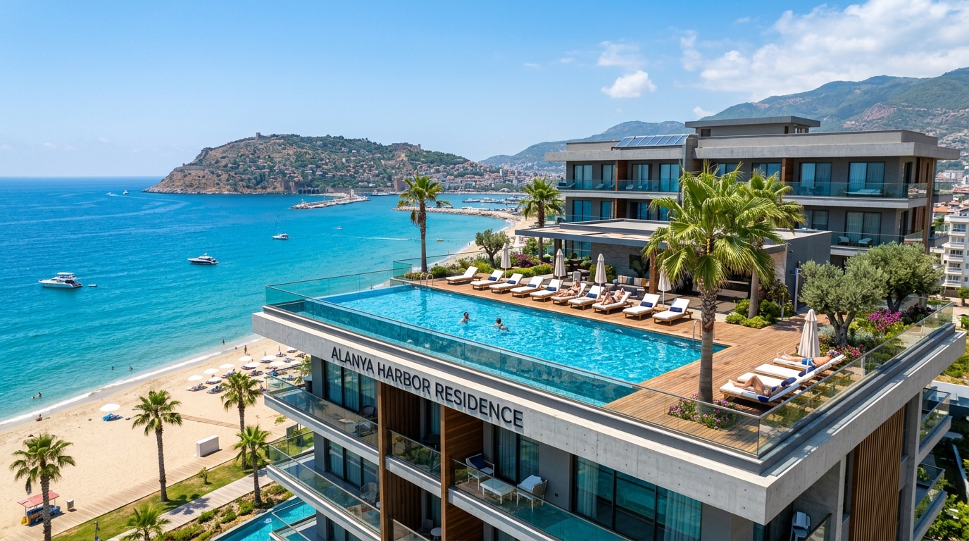 Alanya Emlak Oba bulvarı satılık ticari lüks ofis plaza dükkan